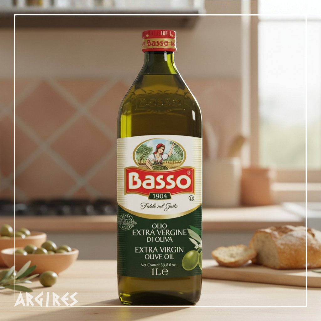 Basso زيت زيتون بكر ممتاز 1 لتر