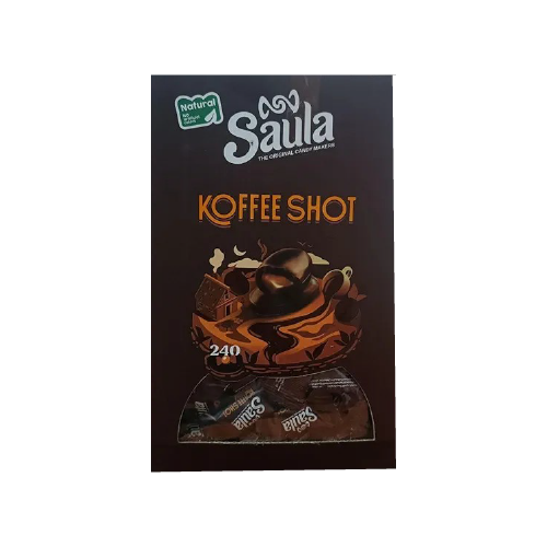 saula كوفى شوت بنبون قهوة محشو بكريمة القهوة الطبيعى