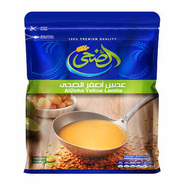 الضحى عدس اصفر 500جم